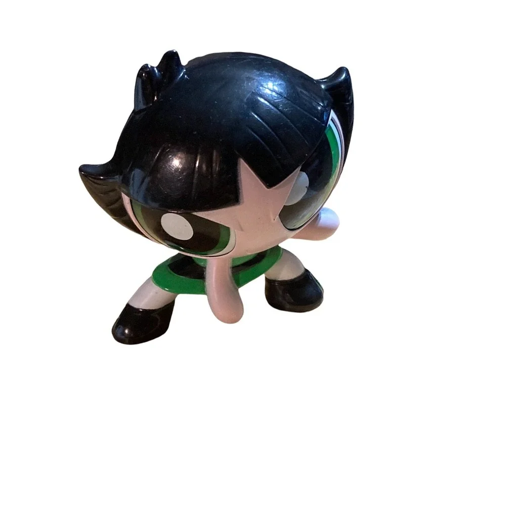 POWERPUFF GIRLS BUTTERCUP Figure, Burger King 2018 Figurine Cake Topper